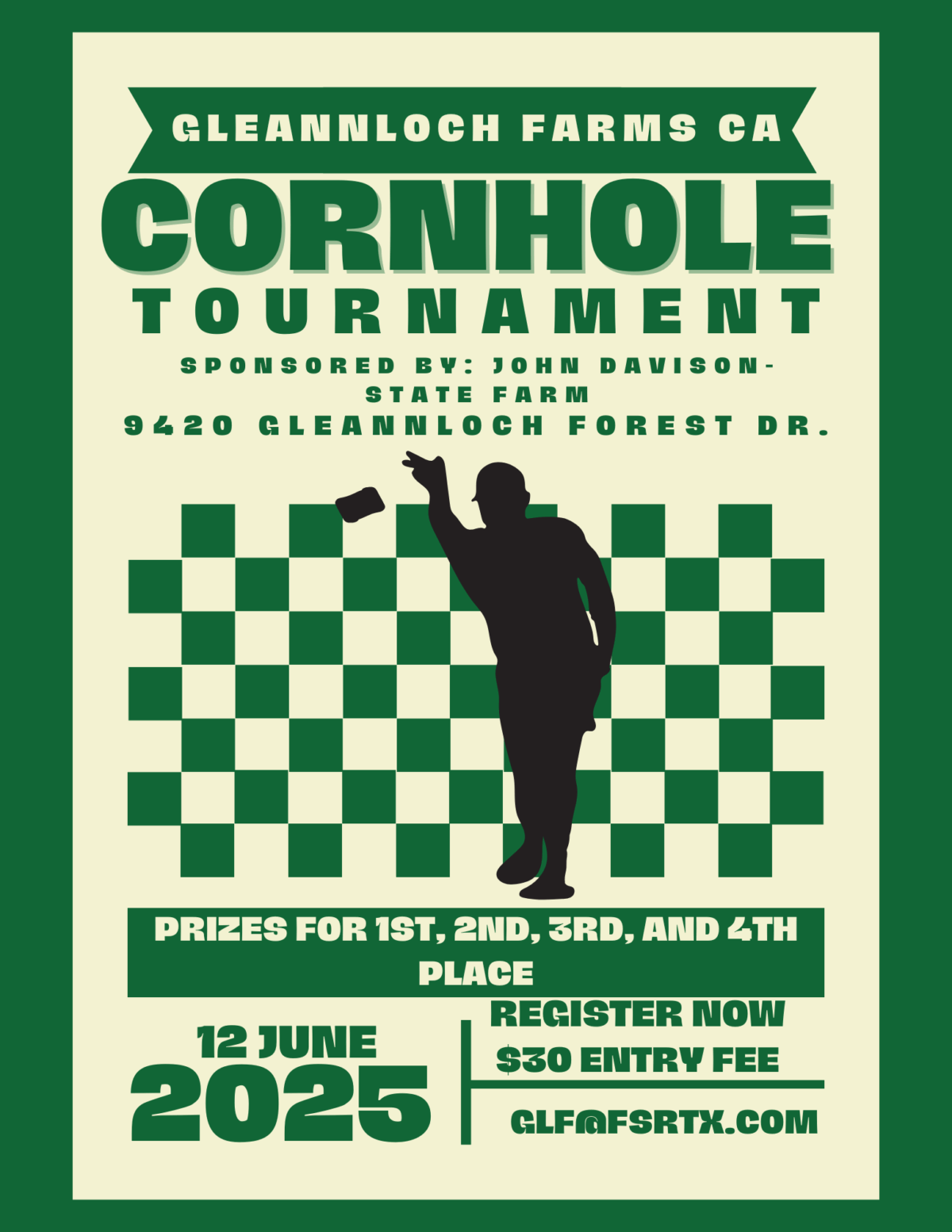 Gleannloch Farms Cornhole Tournament